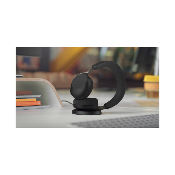 Гарнитура Jabra Evolve3 75 MS Link390c Black в интернет магазине Stels.kz