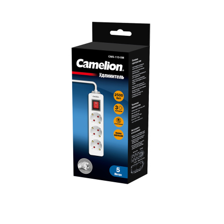 Удлинитель Camelion CMS-113-5M 5м. 220в. в интернет магазине Stels.kz