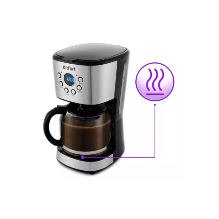 Купить не дорого Кофеварка капельная Kitfort КТ-728 в интернет магазине Stels.kz Кофеварка капельная Kitfort КТ-728 в интернет магазине Stels.kz