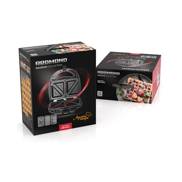 Мультипекарь Redmond RMB-634/3 Черный в интернет магазине Stels.kz