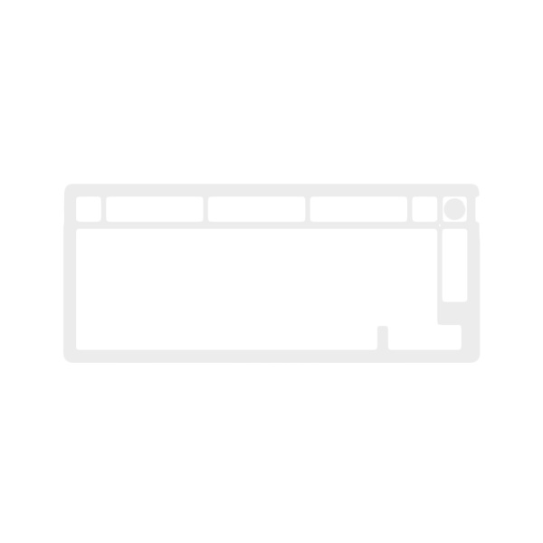 Запчасть к клавиатуре верхняя панель HyperX Alloy Rise - White 85U09AA в интернет магазине Stels.kz