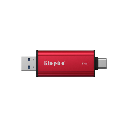 Внешний SSD диск Kingston 1TB Dual Portable Красный в интернет магазине Stels.kz
