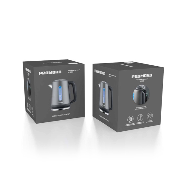 Чайник электрический Редмонд KM238 Серый в интернет магазине Stels.kz