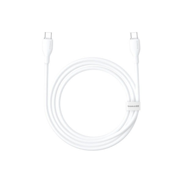 Интерфейсный кабель Baseus Ultra-Fast USB-C to USB-C 100W 1m Stellar White (P10376302222-03)