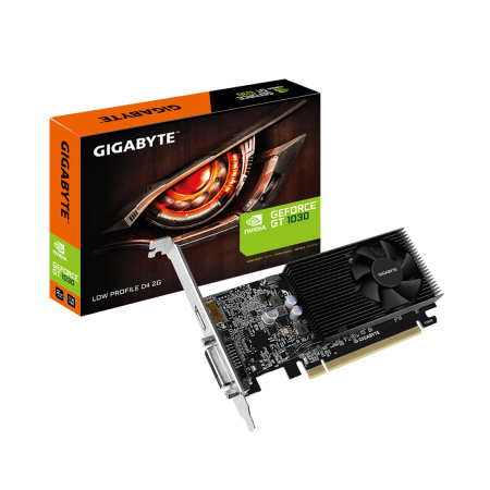 Видеокарта Gigabyte (GV-N1030D4-2GL) GT1030 Low Profile 2G DDR4 в интернет магазине Stels.kz