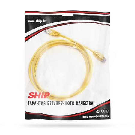 Патч Корд SHIP Cat.5e FTP LSZH RJ-45 3 м S4025YL0300-P в интернет магазине Stels.kz