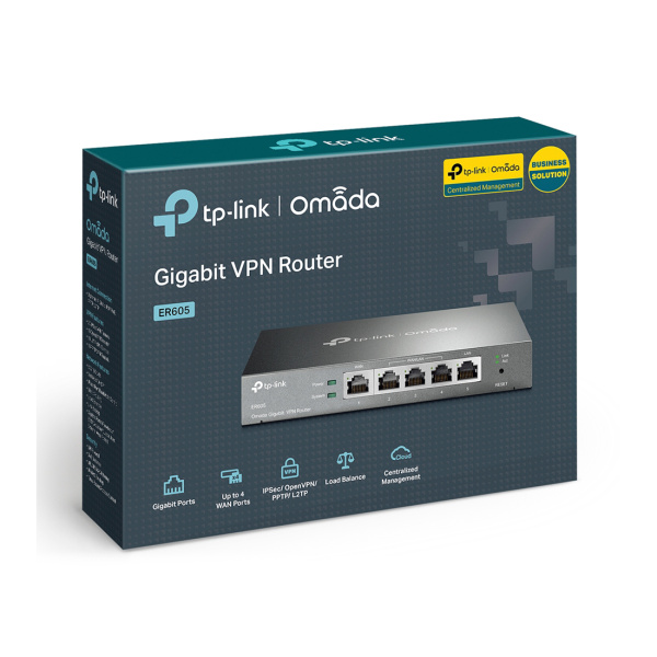 Купить не дорого Маршрутизатор Multi-WAN VPN TP-Link ER605 в интернет магазине Stels.kz Маршрутизатор Multi-WAN VPN TP-Link ER605 в интернет магазине Stels.kz
