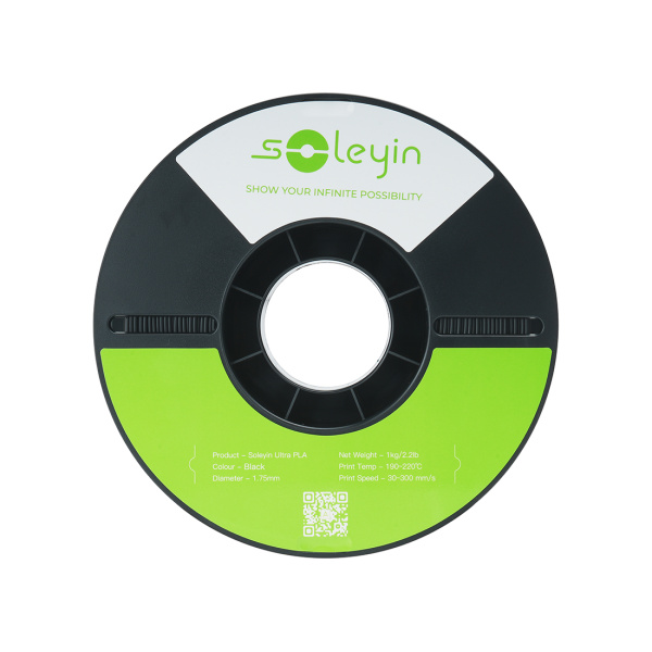 Филамент для 3D-печати Creality Soleyin Ultra PLA 3301010608 (чёрный)