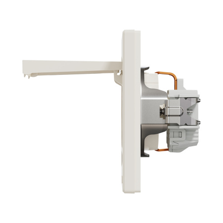 Розетка с заземлением SE EPH3100123 Asfora 16А с крышкой в сборе винт. клеммы кремовый в интернет магазине Stels.kz