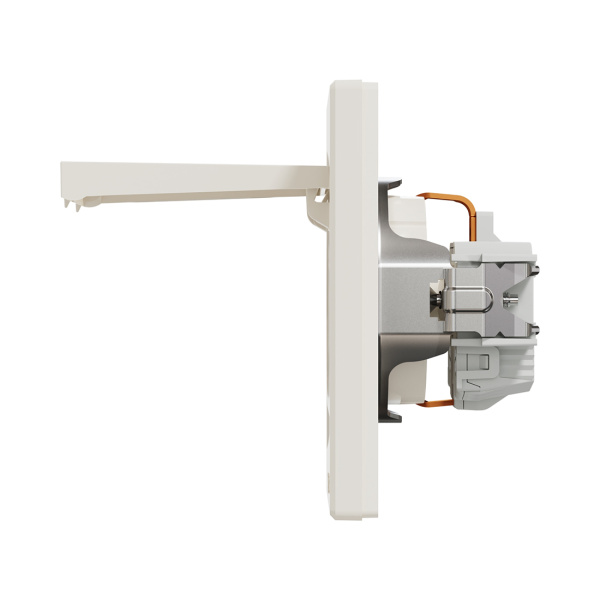 Розетка с заземлением SE EPH3100123 Asfora 16А с крышкой в сборе винт. клеммы кремовый в интернет магазине Stels.kz