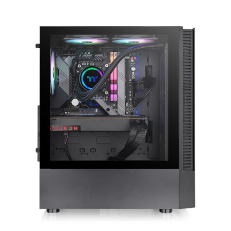 Компьютерный корпус Thermaltake View 200 TG Black ARGB без Б/П в интернет магазине Stels.kz