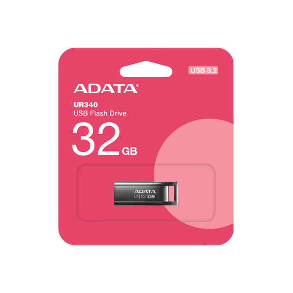 USB-накопитель ADATA AROY-UR340-64GBK 64GB Черный в интернет магазине Stels.kz