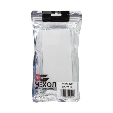 Чехол для телефона XG XG-TR14 для Redmi 10C Прозрачный с Бортами в интернет магазине Stels.kz