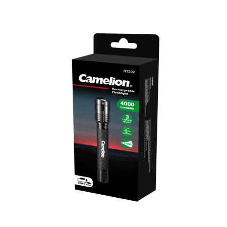 Перезаряжаемый фонарик Camelion RT302-TB в интернет магазине Stels.kz