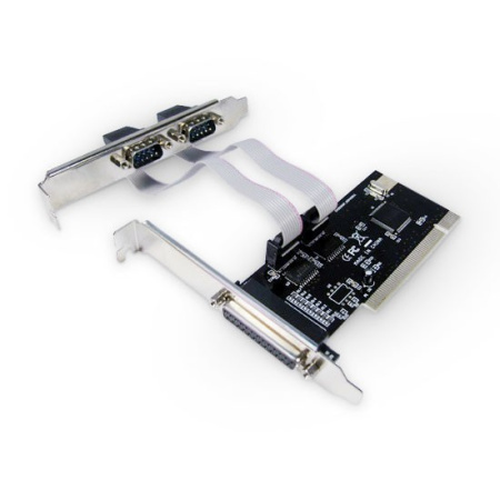 Контроллер PCI на 2 x RS-232 (COM Порт + PCI на LPT Порт 2 в 1) в интернет магазине Stels.kz