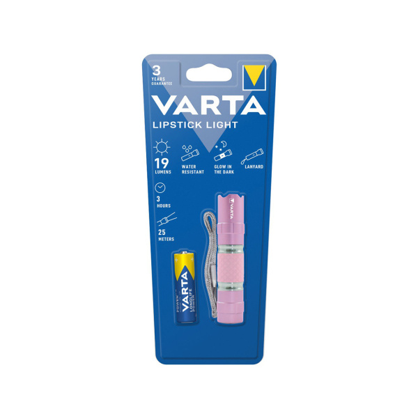 Светодиодный фонарь VARTA LED Lipstick Light Pink в интернет магазине Stels.kz