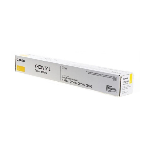 Тонер-картридж Canon C-EXV 51L YELLOW для IR ADVANCE C55xx 0487C002AA Тонер-картридж Canon C-EXV 51L YELLOW для IR ADVANCE C55xx 0487C002AA