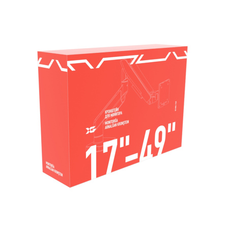 Настольный кронштейн с газлифтом XG MGG-1749 grey для 1 монитора (17"-49") Серый в интернет магазине Stels.kz