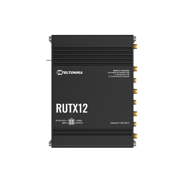 Роутер Teltonika RUTX12 DUAL LTE CAT6 ROUTER