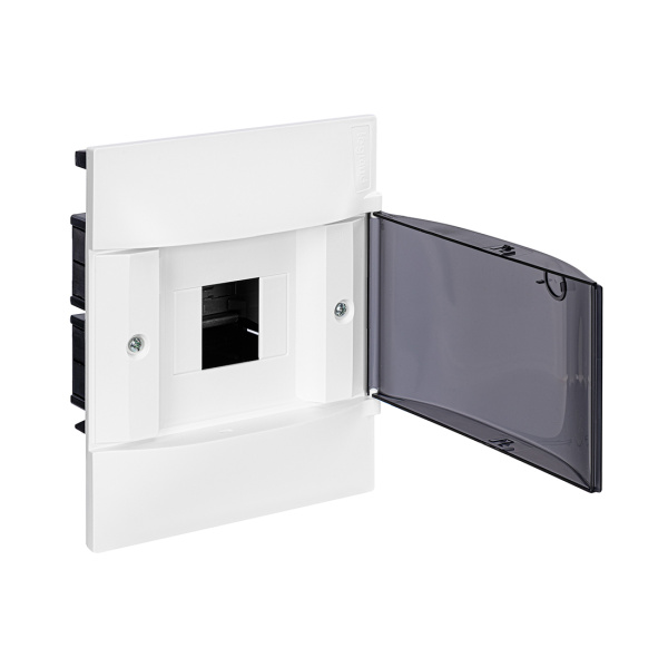 Щит встраиваемый Legrand Practibox S 1х4 IP40 Дымчатая дверь в интернет магазине Stels.kz