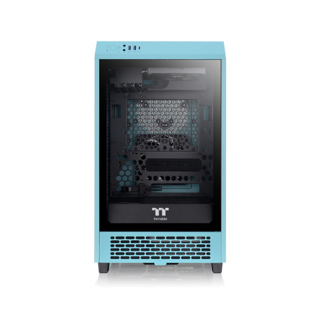 Компьютерный корпус Thermaltake The Tower 200 Turquoise Mini Chassis без Б/П в интернет магазине Stels.kz