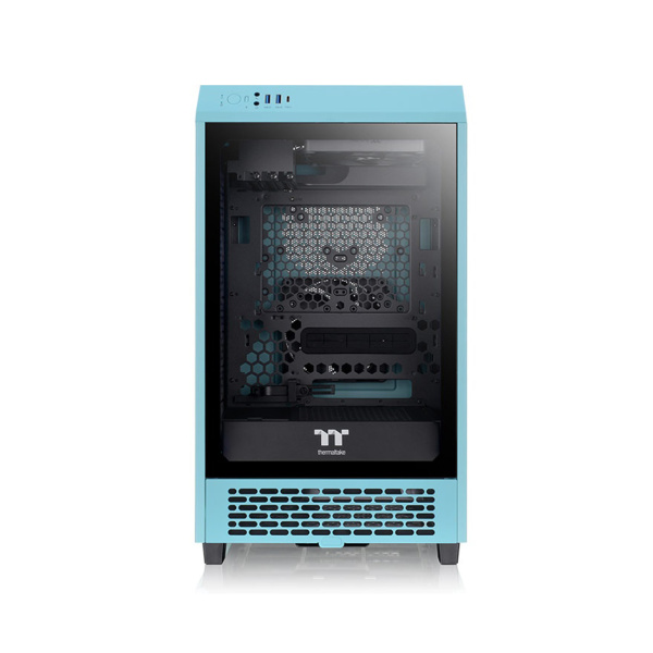 Компьютерный корпус Thermaltake The Tower 200 Turquoise Mini Chassis без Б/П в интернет магазине Stels.kz