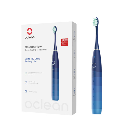Зубная электрощетка Oclean Flow Blue в интернет магазине Stels.kz