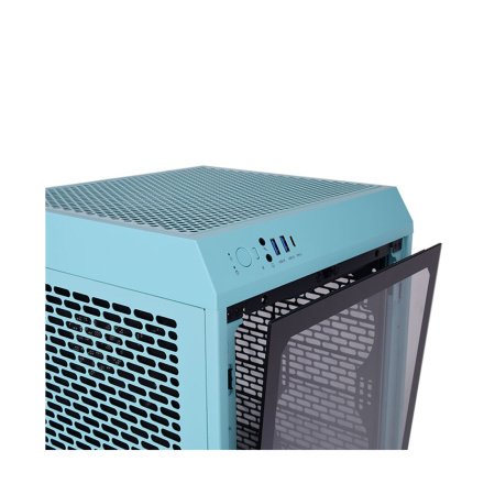 Компьютерный корпус Thermaltake The Tower 200 Turquoise Mini Chassis без Б/П в интернет магазине Stels.kz