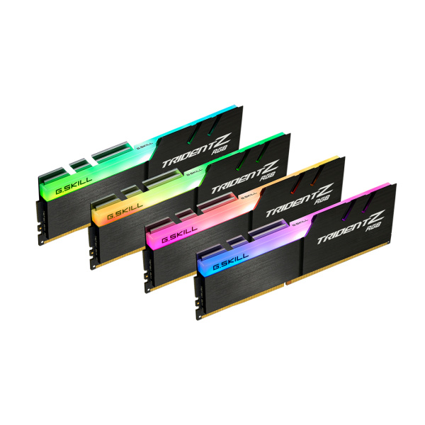 Комплект модулей памяти G.SKILL TridentZ RGB F4-3200C16Q-128GTZR DDR4 128GB (Kit 4x32GB) 3200MHz в интернет магазине Stels.kz