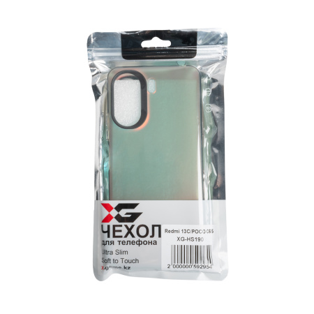 Чехол для телефона XG XG-HS190 для Redmi 13C/POCO C65 ТПУ Черный в интернет магазине Stels.kz