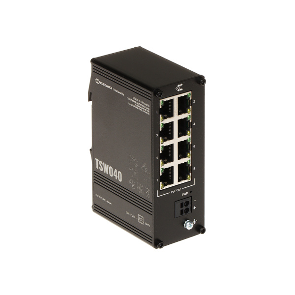Сетевой шлюз Teltonika (КОММУТАТОР) TSW040 SWITCH 8 10/100 PORTS в интернет магазине Stels.kz