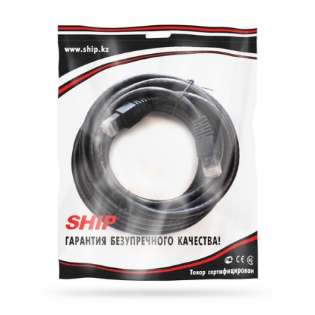 Патч Корд SHIP Cat.6 UTP LSZH RJ-45 5 м S6025BK0500-P в интернет магазине Stels.kz