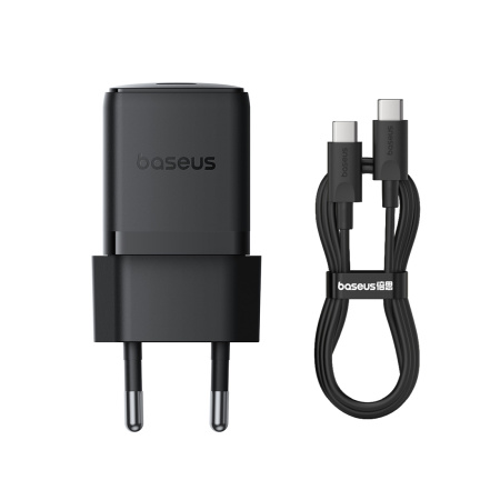 Адаптер питания Baseus Palm 1C 30W ( в комлпекте кабель Type-c ) Cluster Black в интернет магазине Stels.kz