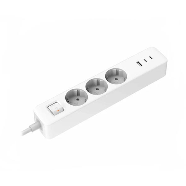 Удлинитель Xiaomi 20W Power Strip (2C1A) EU в интернет магазине Stels.kz