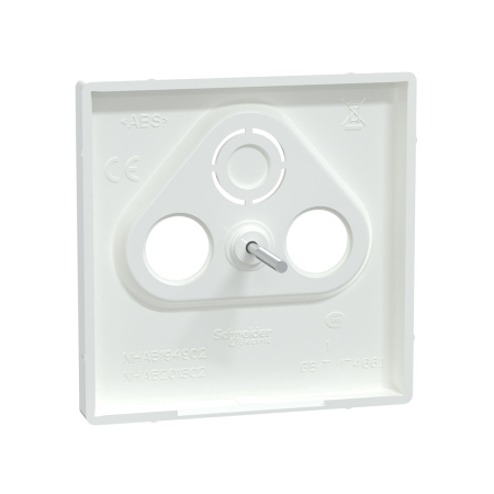 Центральная накладка MERTEN MTN4123-6035 D-Life TV розетки, 2/3 отверстий белый лотос в интернет магазине Stels.kz