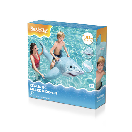 Надувная игрушка Bestway 41405 в форме акулы для плавания в интернет магазине Stels.kz