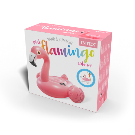 Надувная игрушка Intex 57558NP в форме фламинго для плавания в интернет магазине Stels.kz