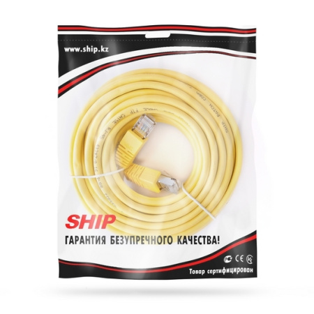 Патч Корд SHIP Cat.5e FTP LSZH RJ-45 10 м S4025YL1000-P в интернет магазине Stels.kz
