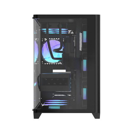 Компьютерный корпус Formula V Crystal U2 Floe Black без Б/П в интернет магазине Stels.kz