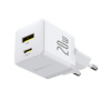 Адаптер питания Baseus Palm C+U 20W White(P10111608213-00) в интернет магазине Stels.kz