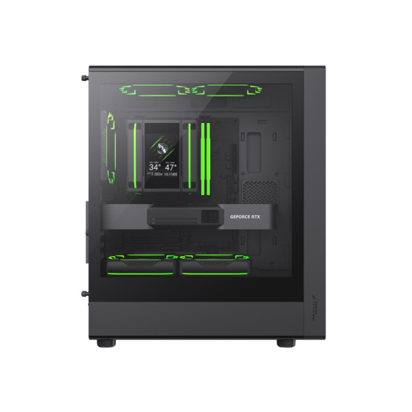 Компьютерный корпус Gamemax AERIS 330 MB Black без Б/П в интернет магазине Stels.kz