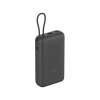 Портативный внешний аккумулятор Xiaomi Power Bank 20000mAh (Integrated Cable) GL Dark Gray