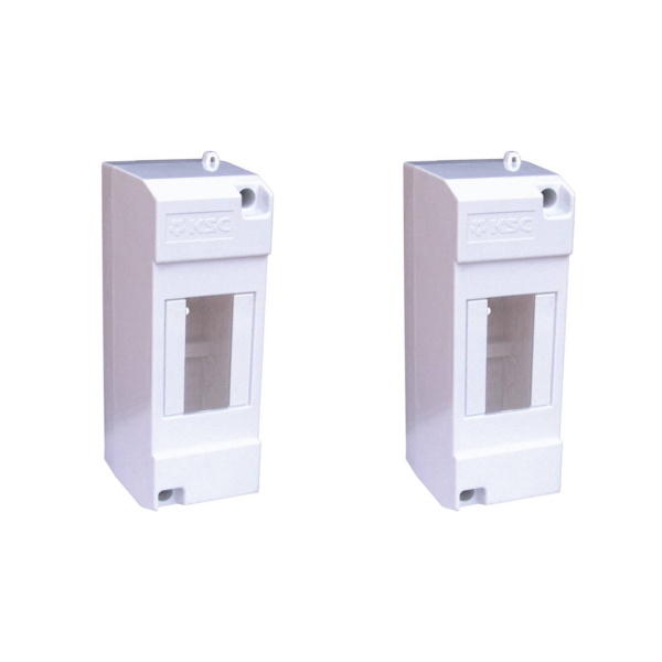 Щиток KSC 11-001 46х130х60 для установки до 2-х автоматических выключателей IP30