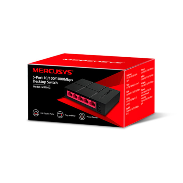 Купить не дорого Коммутатор Mercusys MS105G в интернет магазине Stels.kz Коммутатор Mercusys MS105G в интернет магазине Stels.kz