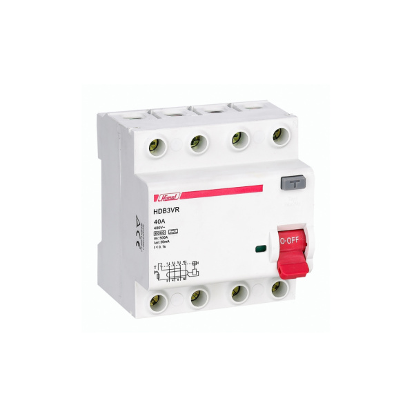ВДТ Himel HDB3VR 4Р 40А 30мА тип AC 6кА ВДТ Himel HDB3VR 4Р 40А 30мА тип AC 6кА