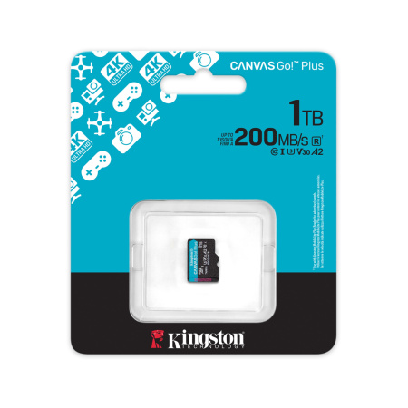 Карта памяти Kingston SDCG4/1TBSP Canvas Go Plus A2 U3 V30 1TB в интернет магазине Stels.kz