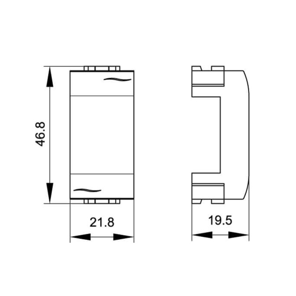 Заглушка DKC 77616N чёрная 1мод. в интернет магазине Stels.kz