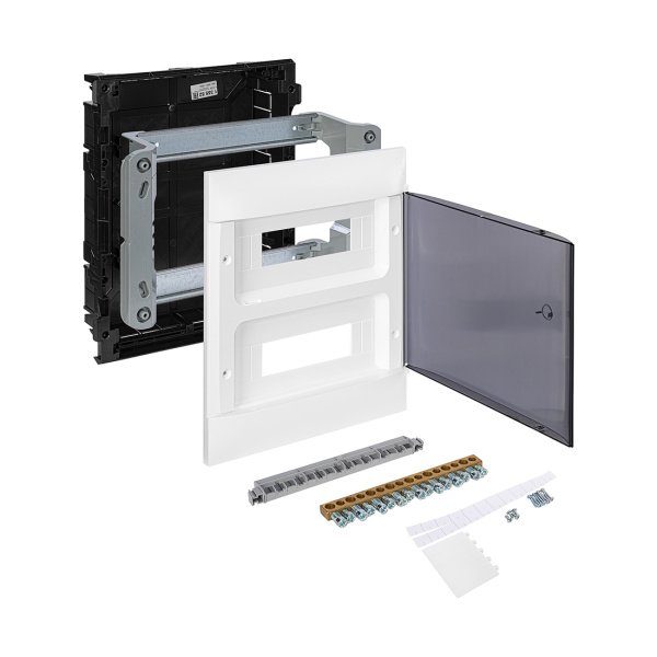 Щит встраиваемый Legrand Practibox S 2х12 IP40 Дымчатая дверь в интернет магазине Stels.kz