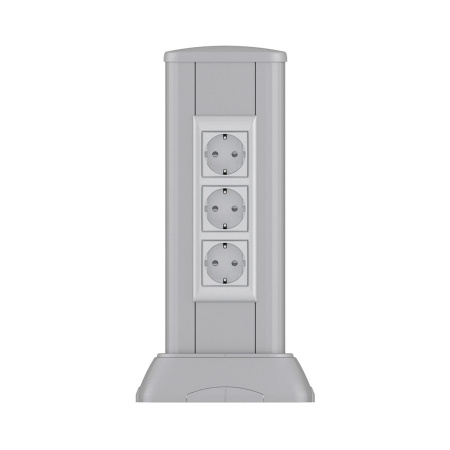 Миниколонна алюминиевая DKC 19534 0.35м темно-серебристый металлик