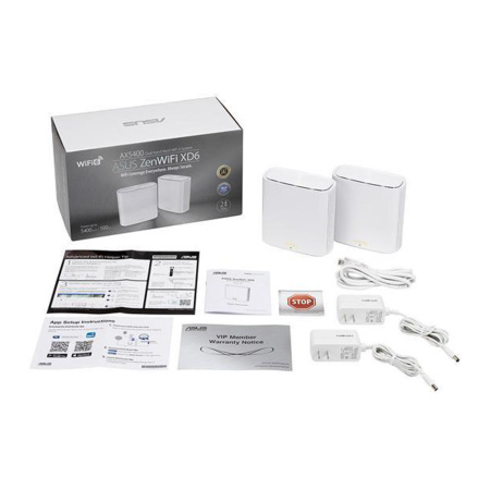 Сетевой маршрутизатор со встроенной беспроводной точкой доступа ASUS XD6 (W-2-PK) в интернет магазине Stels.kz